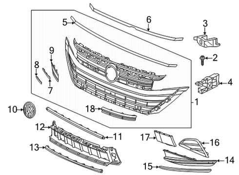 Volkswagen WHT-000-214 Bracket Spacer Volkswagen WHT-000-214 Bracket Spacer