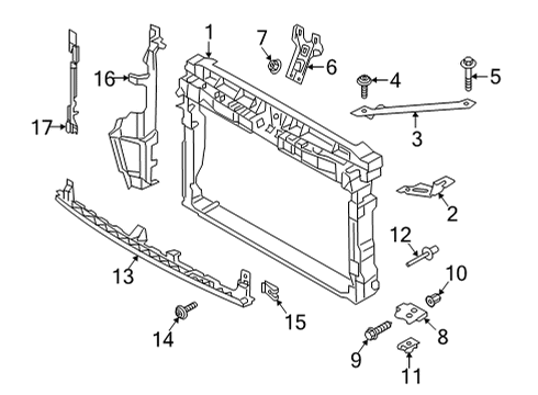 Volkswagen 5C6-805-179-A Air Deflector Sleeve Volkswagen 5C6-805-179-A Air Deflector Sleeve