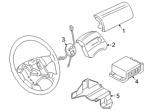 Volkswagen 701-880-200-8EL Passenger Inflator Module Volkswagen 701-880-200-8EL Passenger Inflator Module