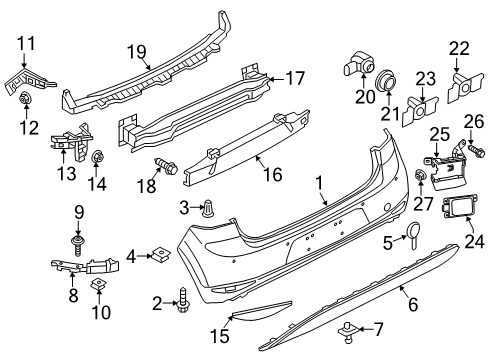 Volkswagen 5G0-919-398-A Side Bracket Volkswagen 5G0-919-398-A Side Bracket