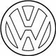 Volkswagen 5GE-853-617-AFM Emblem Volkswagen 5GE-853-617-AFM Emblem